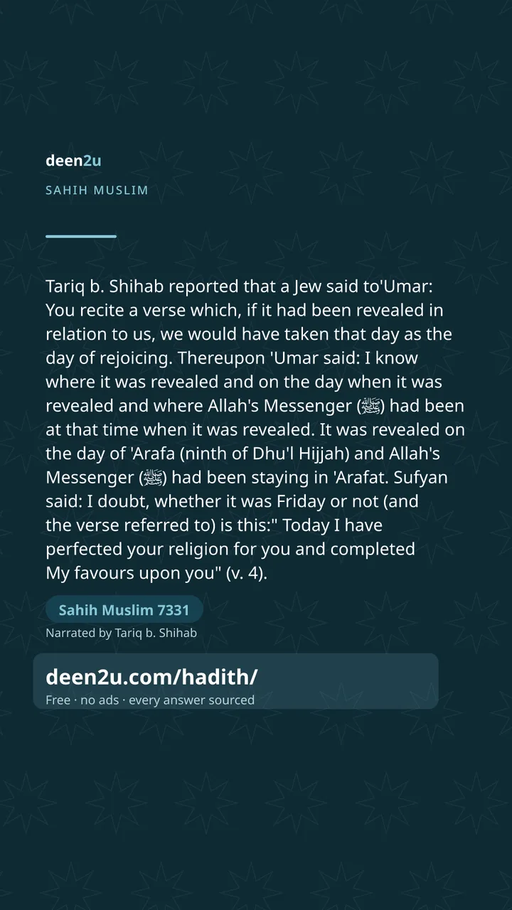 Sahih Muslim 7331