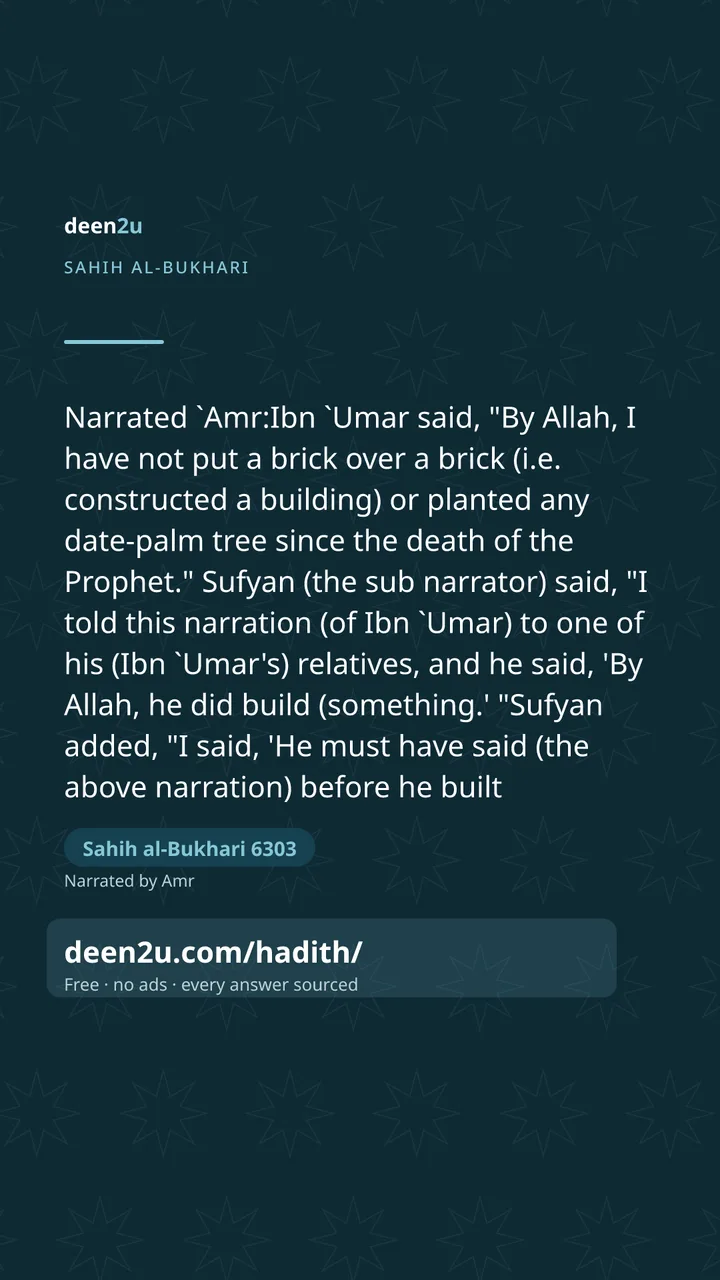 Sahih al-Bukhari 6303