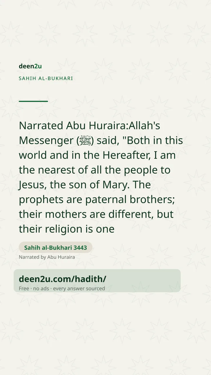 Sahih al-Bukhari 3443