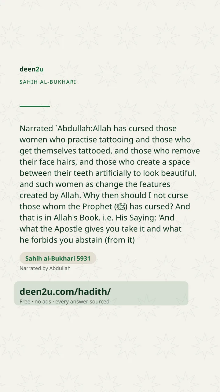 Sahih al-Bukhari 5931