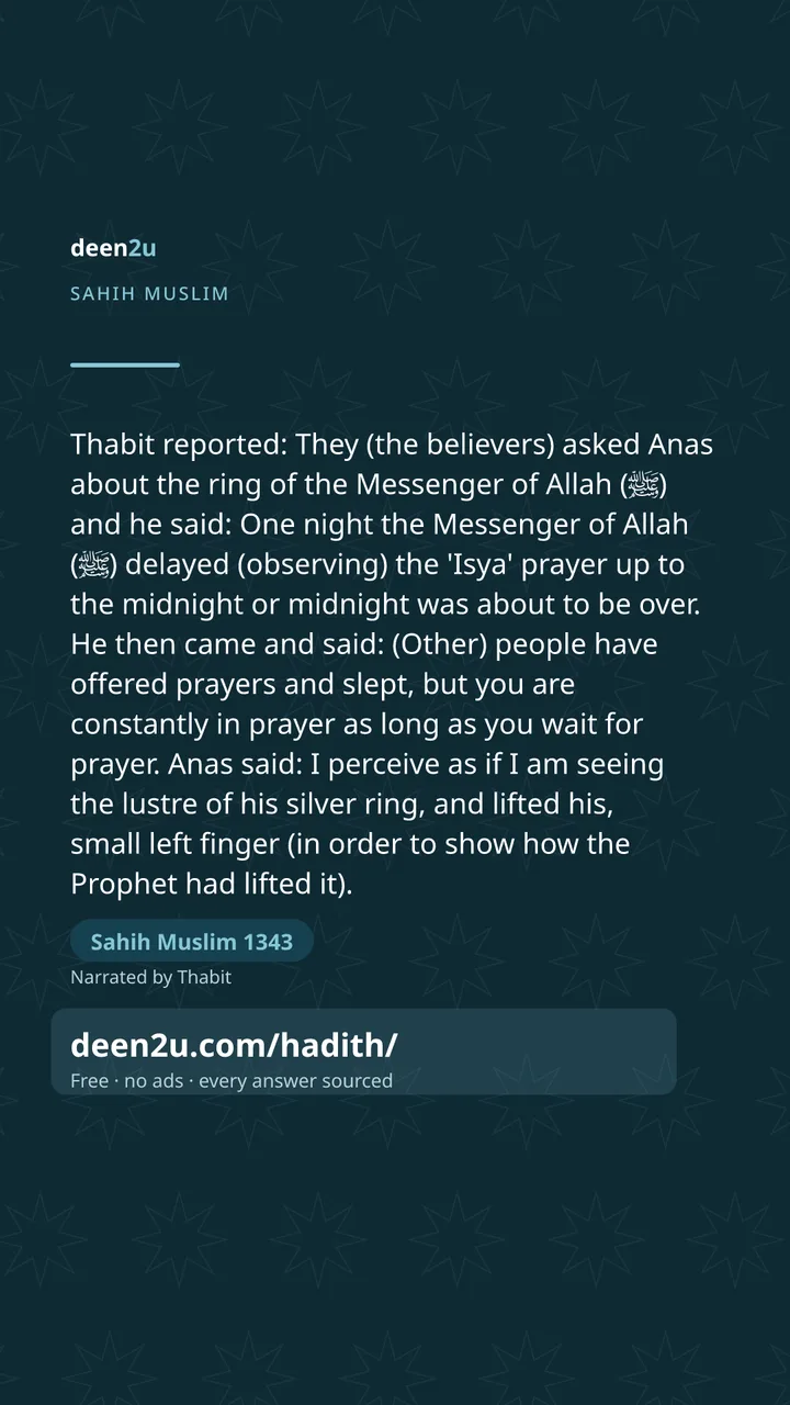 Sahih Muslim 1343