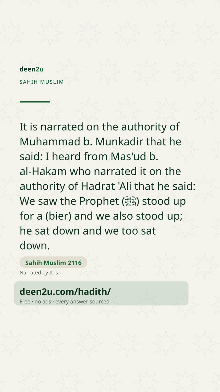 Sahih Muslim 2116