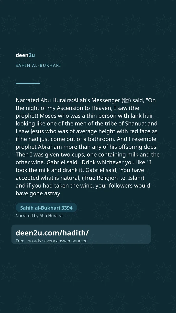 Sahih al-Bukhari 3394