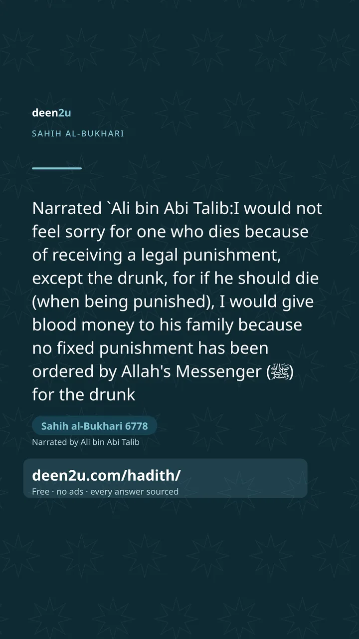 Sahih al-Bukhari 6778