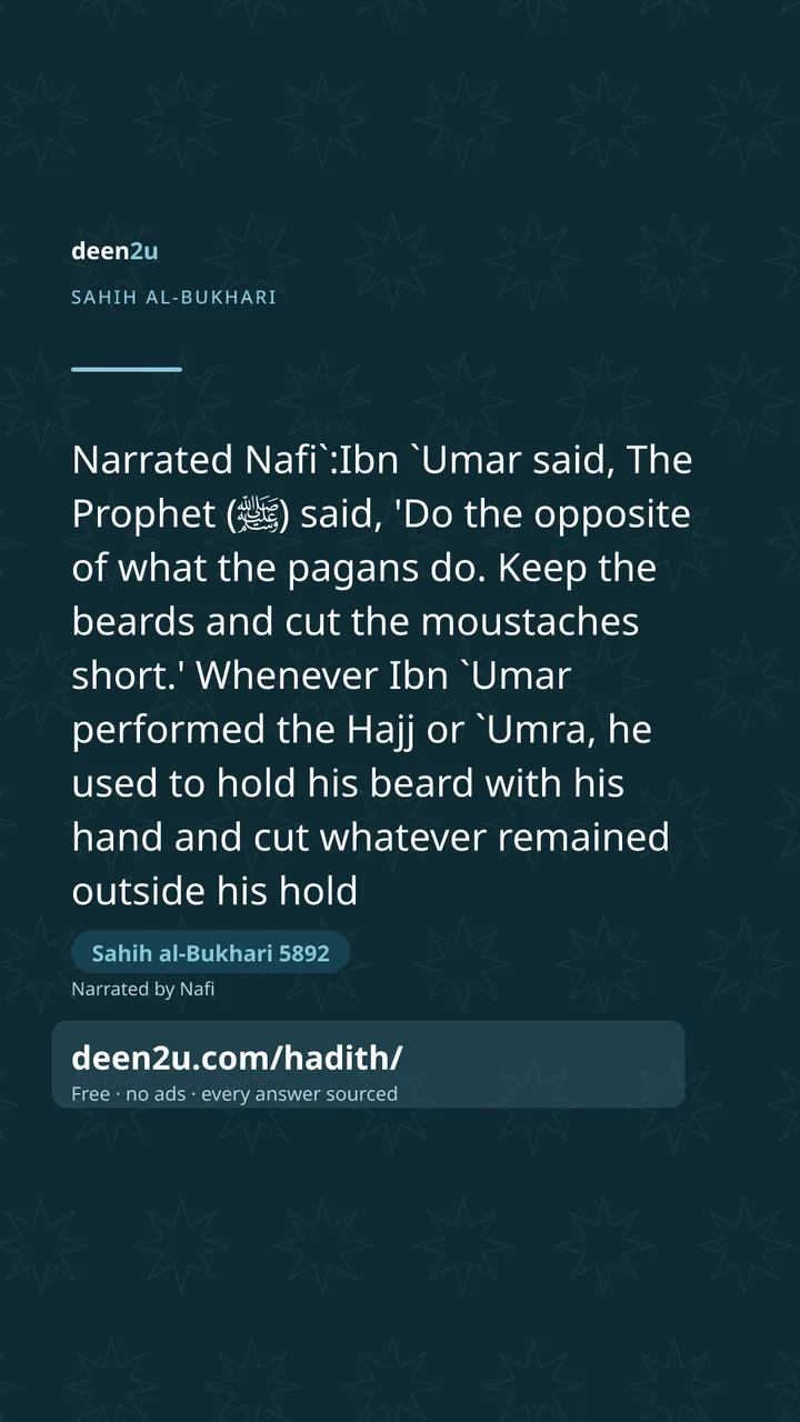 Sahih al-Bukhari 5892