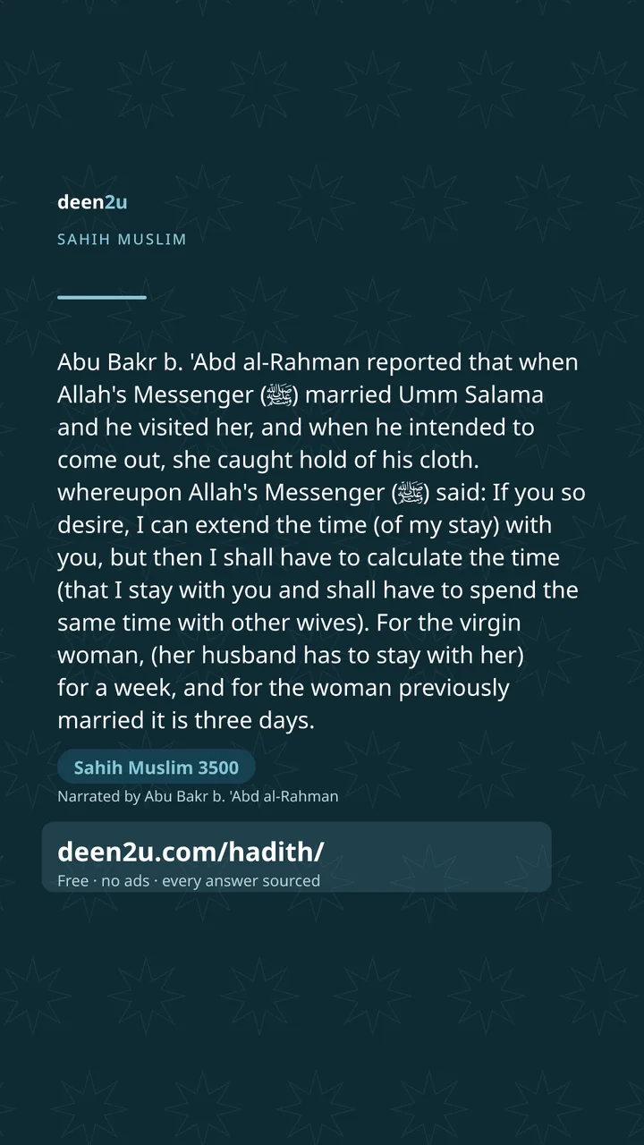 Sahih Muslim 3500