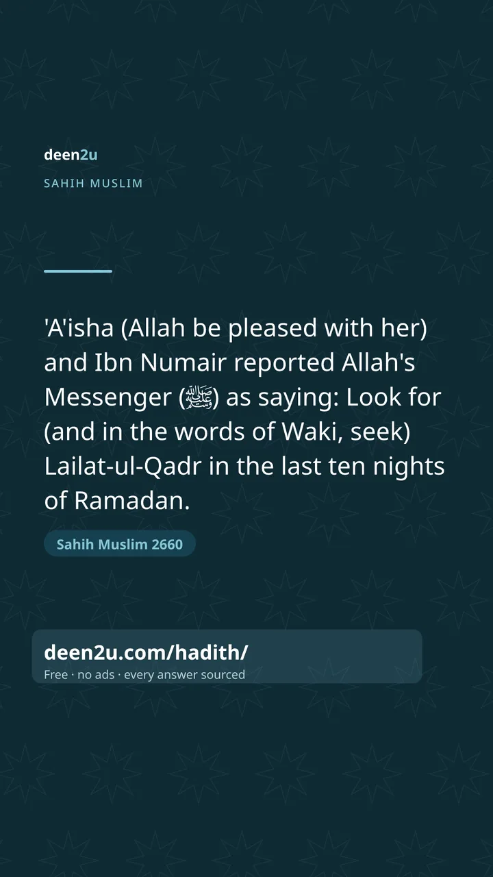 Sahih Muslim 2660