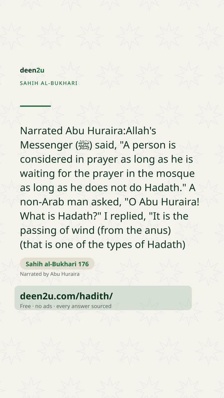 Sahih al-Bukhari 176