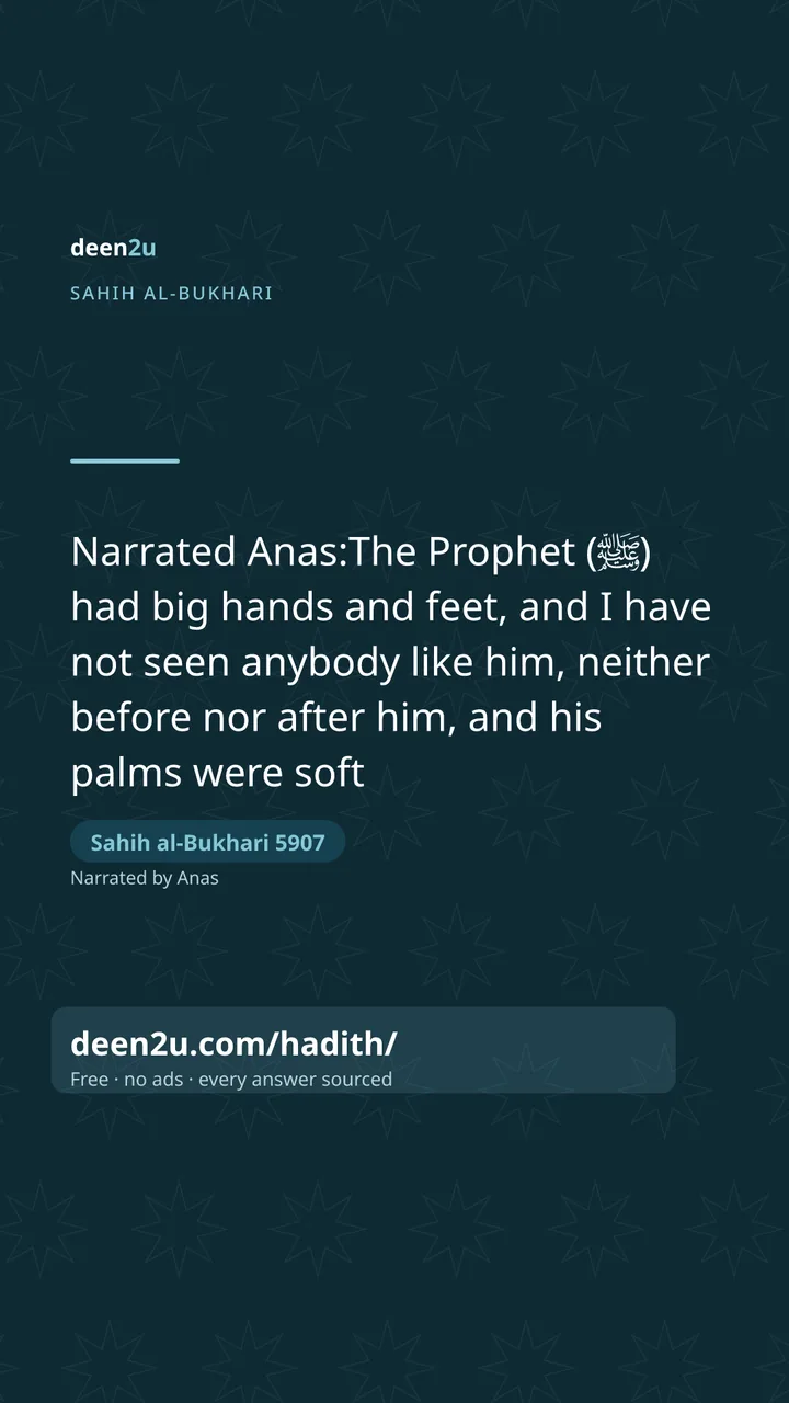Sahih al-Bukhari 5907