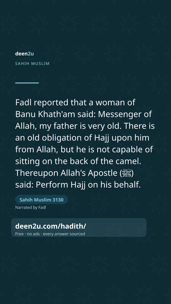 Sahih Muslim 3130