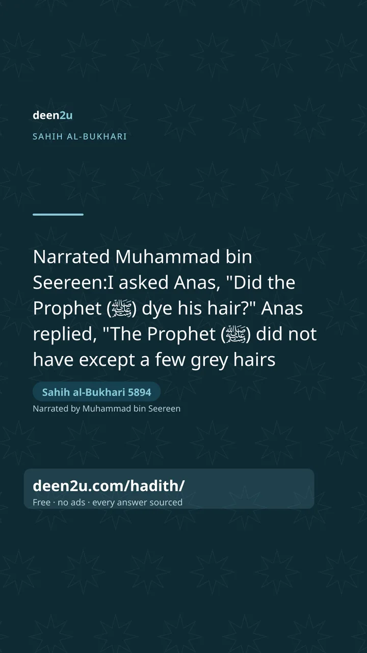 Sahih al-Bukhari 5894