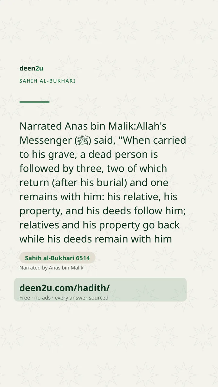 Sahih al-Bukhari 6514