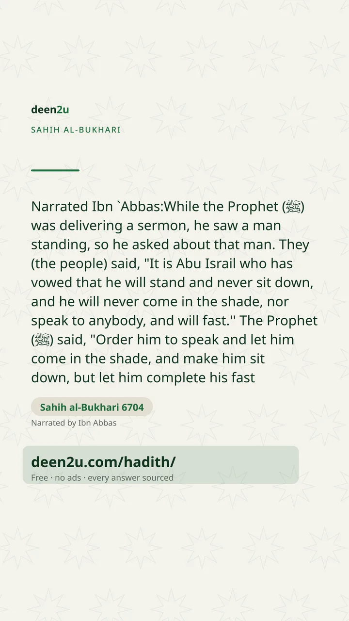 Sahih al-Bukhari 6704