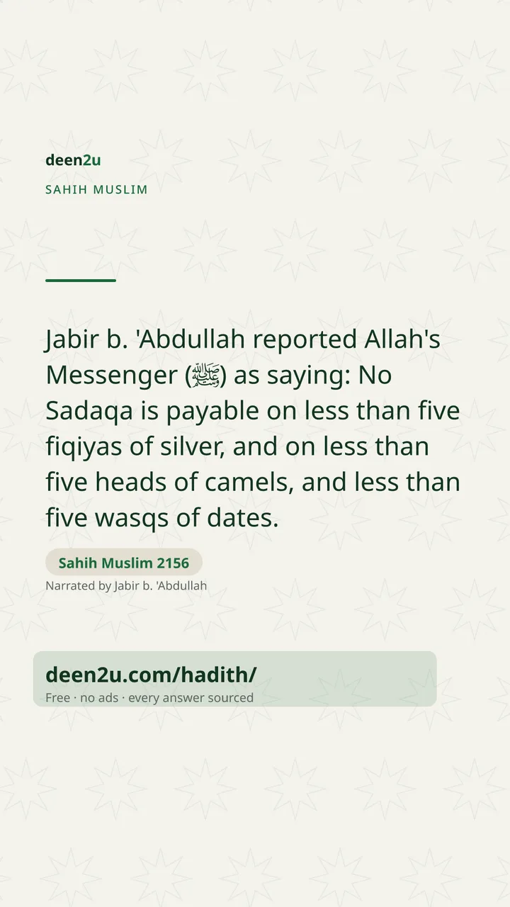 Sahih Muslim 2156