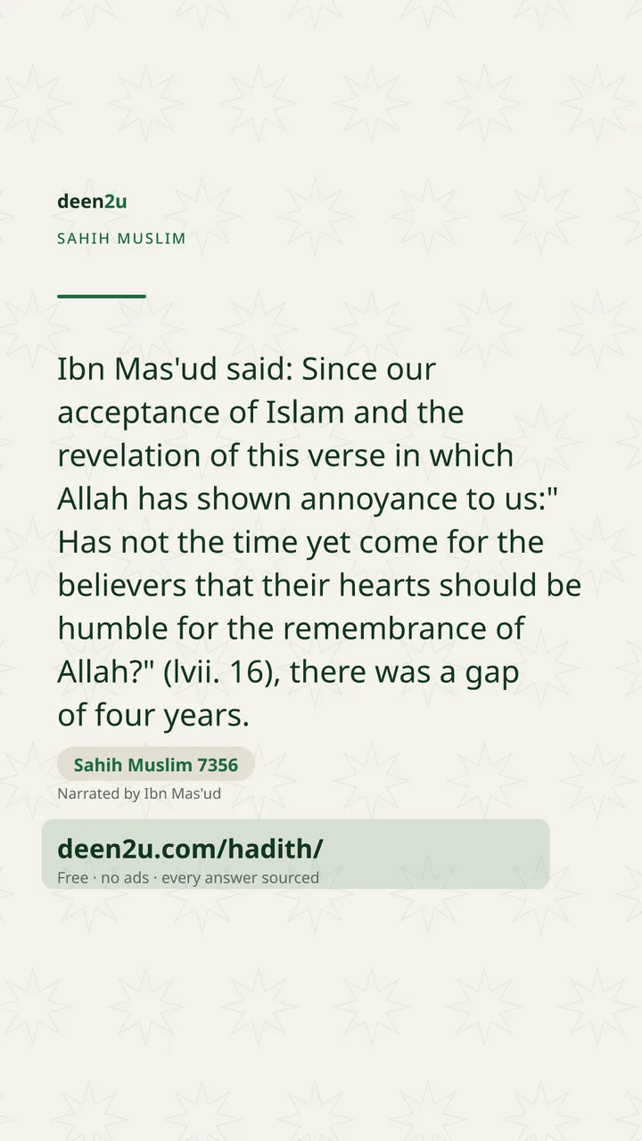Sahih Muslim 7356