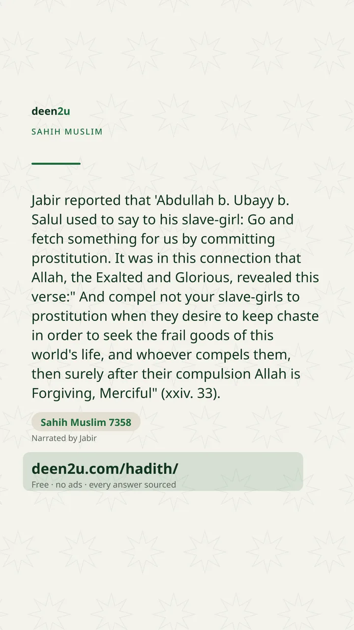 Sahih Muslim 7358