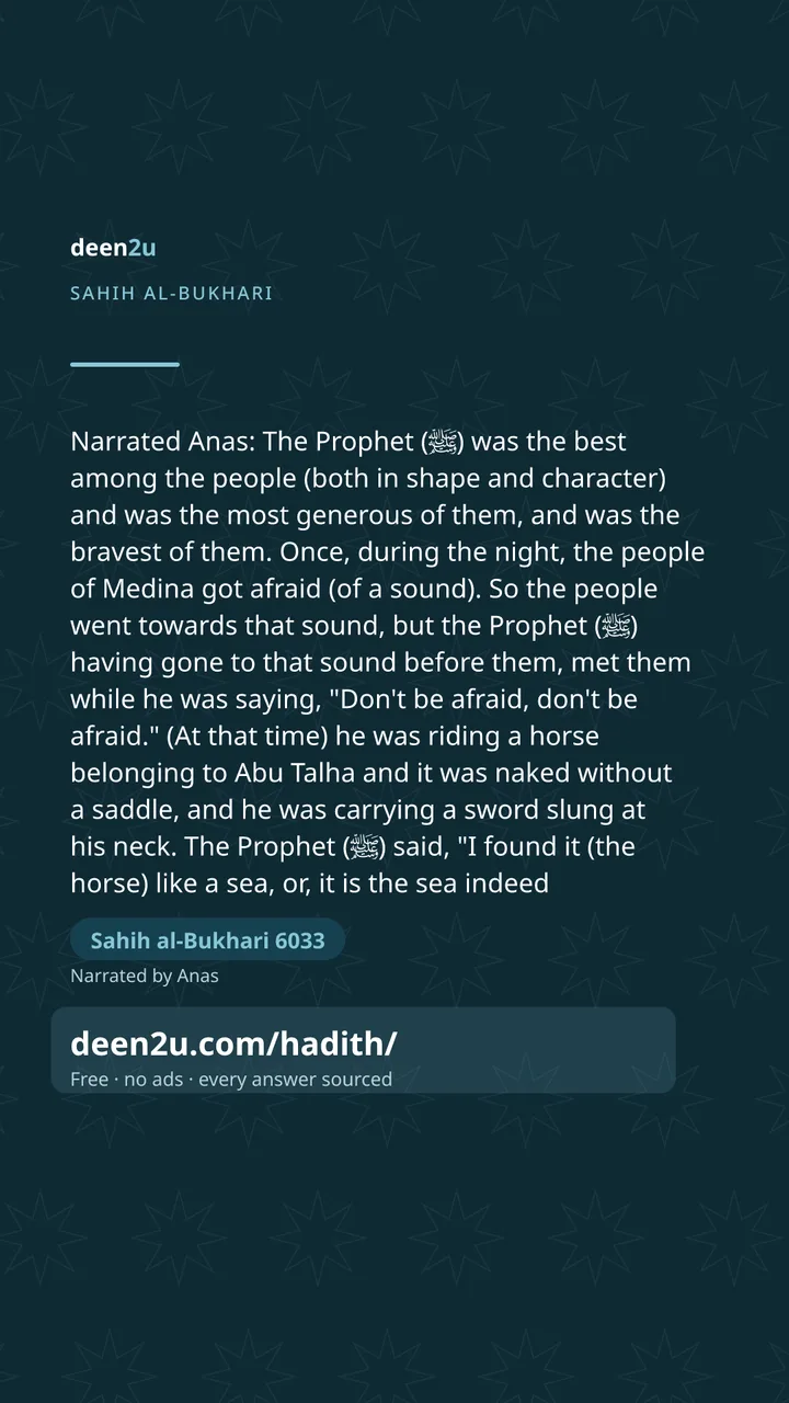 Sahih al-Bukhari 6033