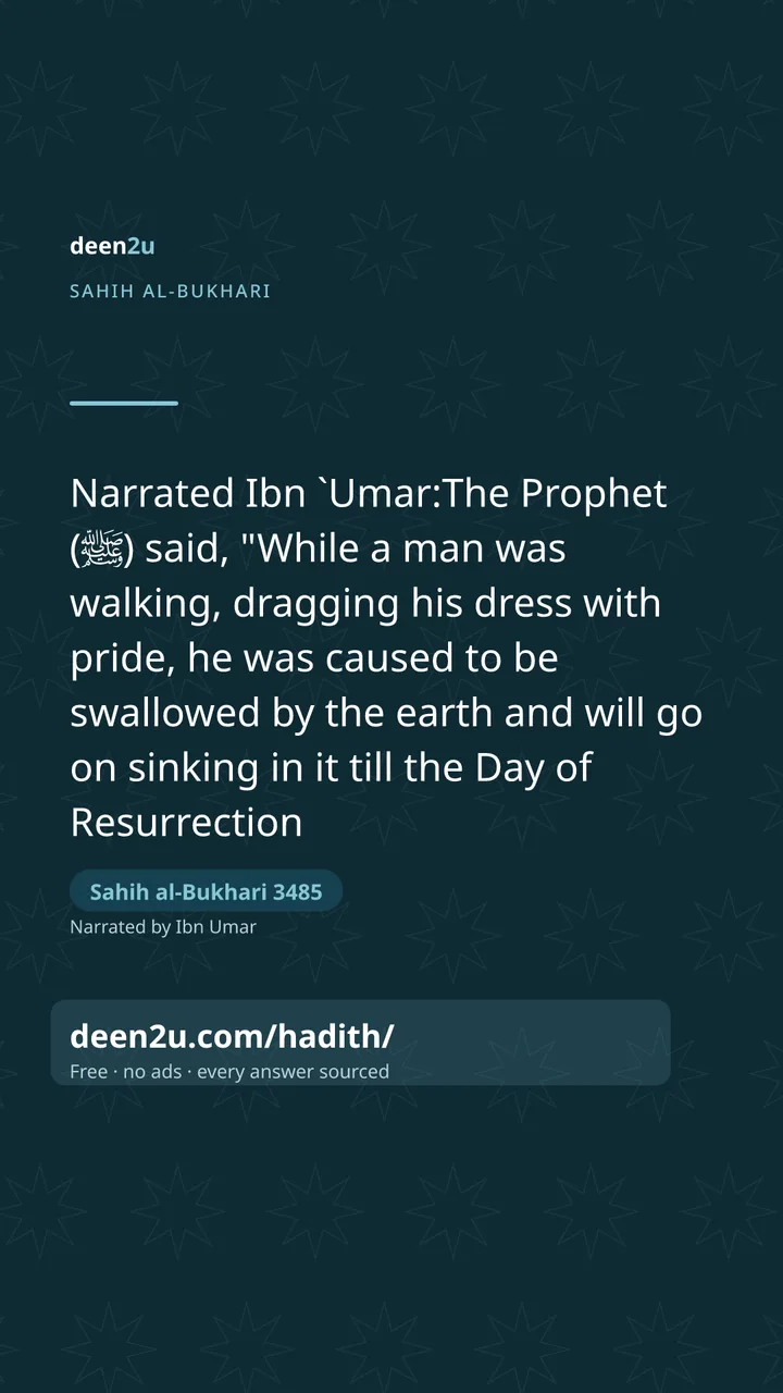 Sahih al-Bukhari 3485