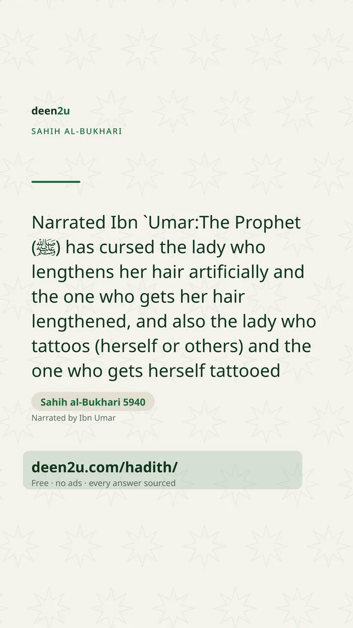 Sahih al-Bukhari 5940