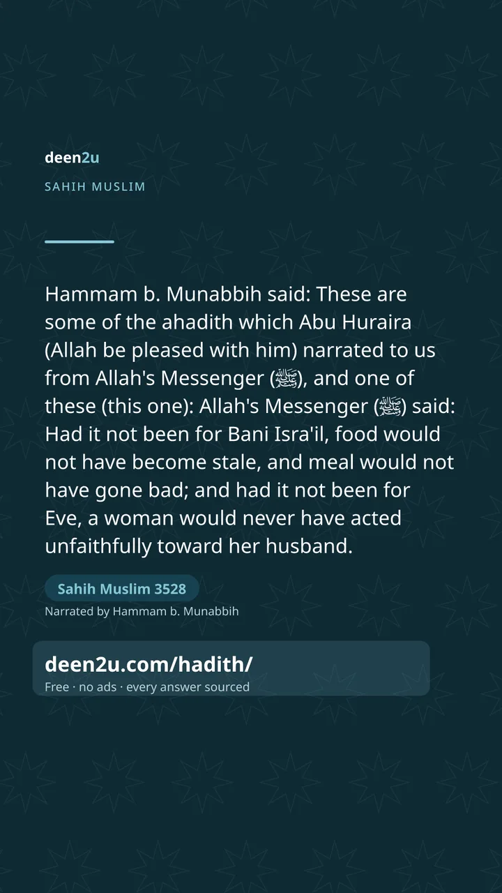 Sahih Muslim 3528