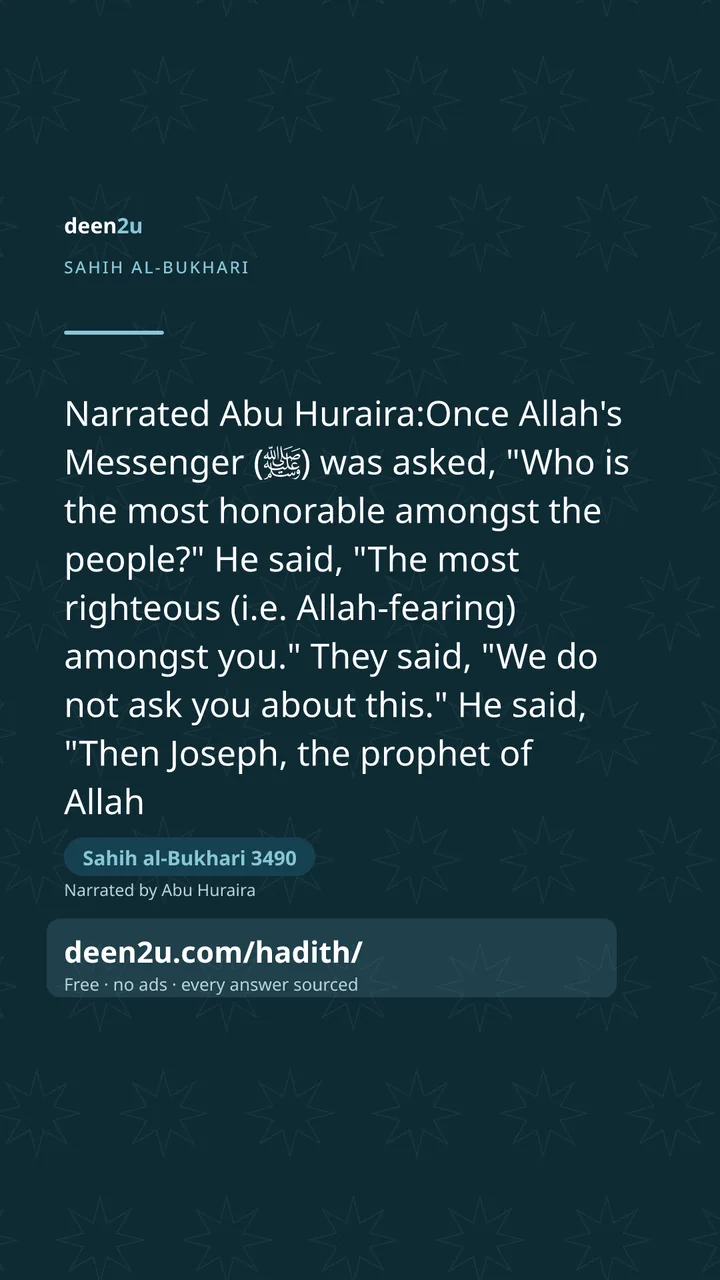 Sahih al-Bukhari 3490