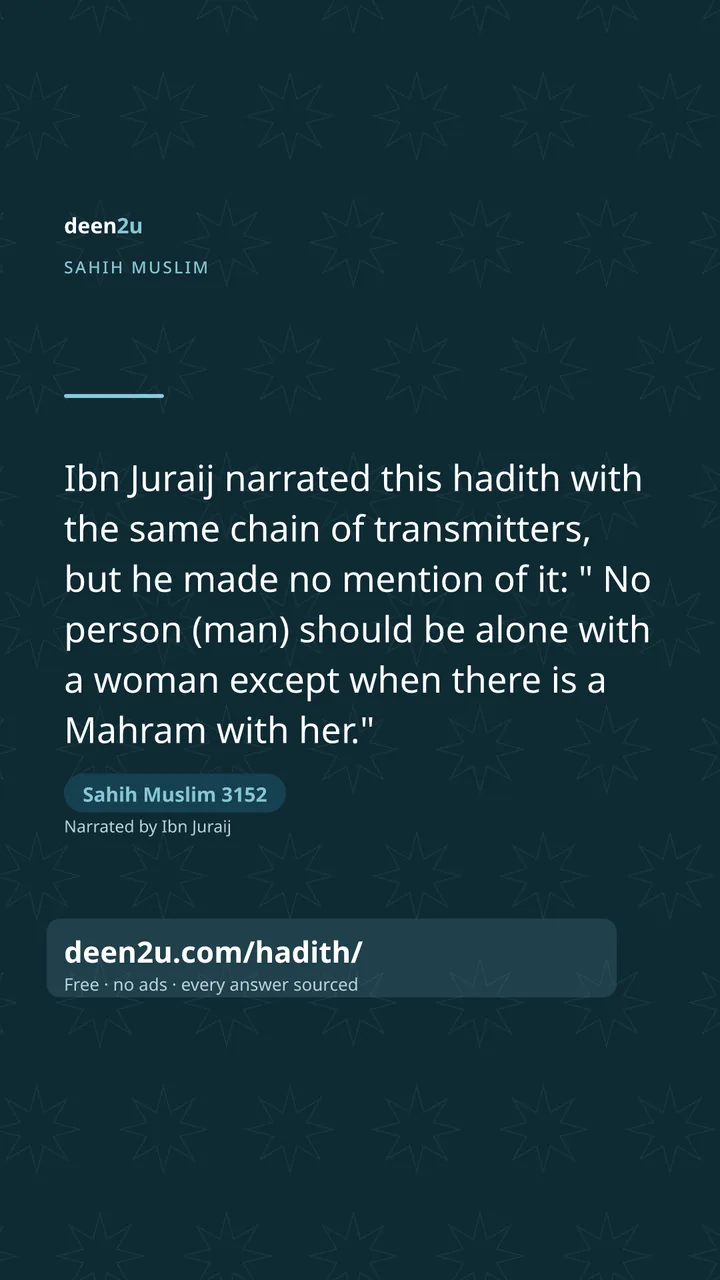 Sahih Muslim 3152