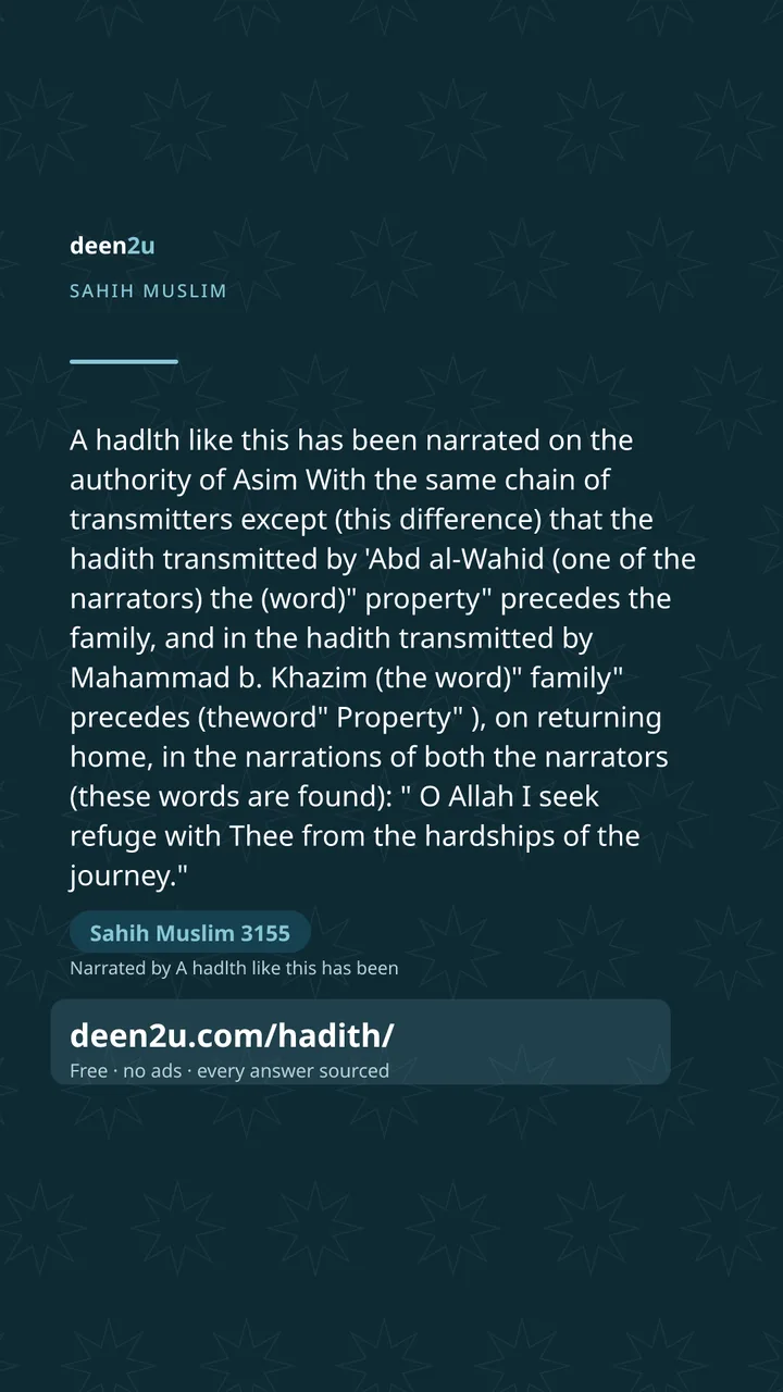 Sahih Muslim 3155
