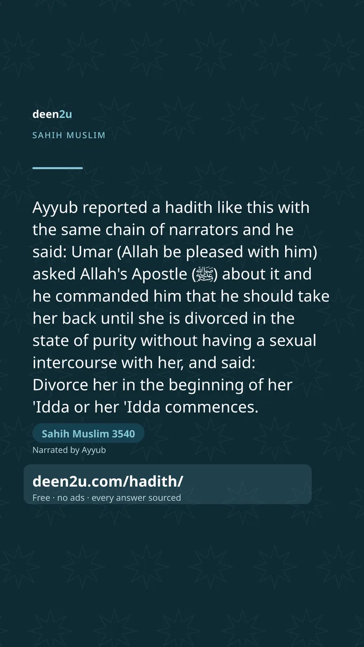 Sahih Muslim 3540