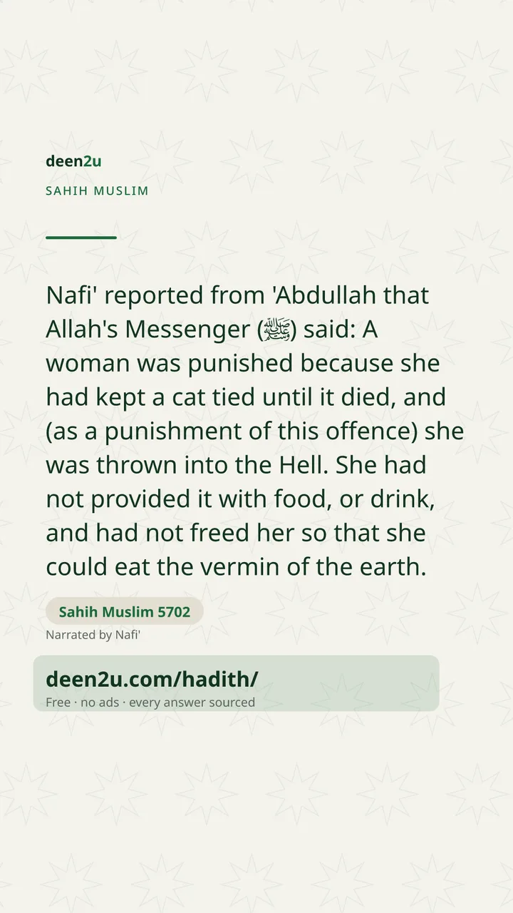Sahih Muslim 5702