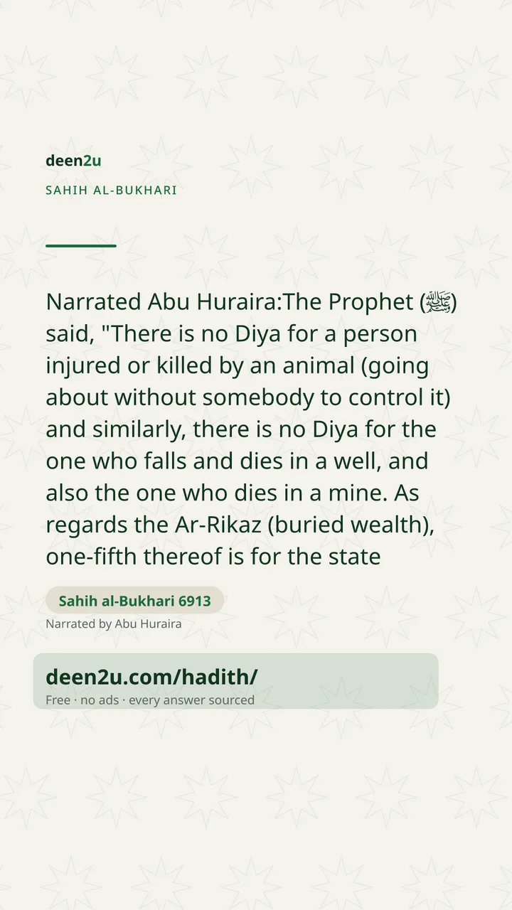 Sahih al-Bukhari 6913