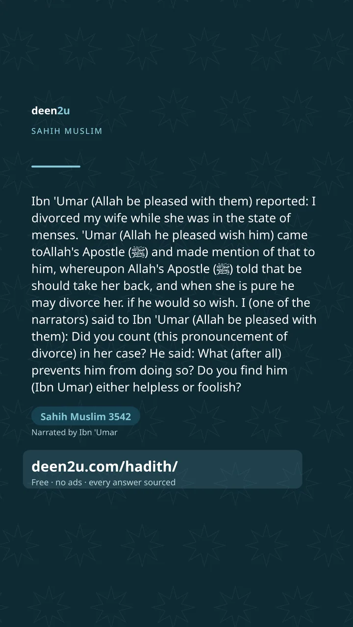 Sahih Muslim 3542