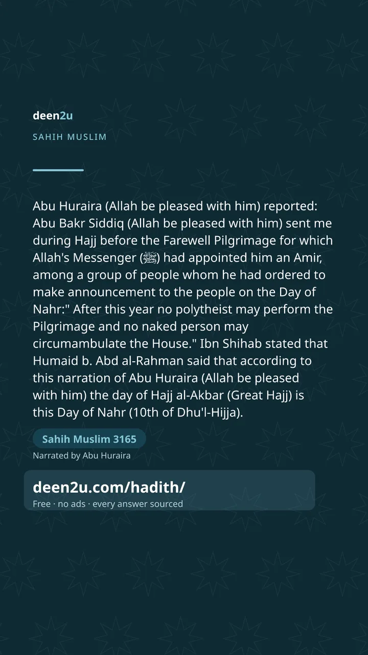 Sahih Muslim 3165