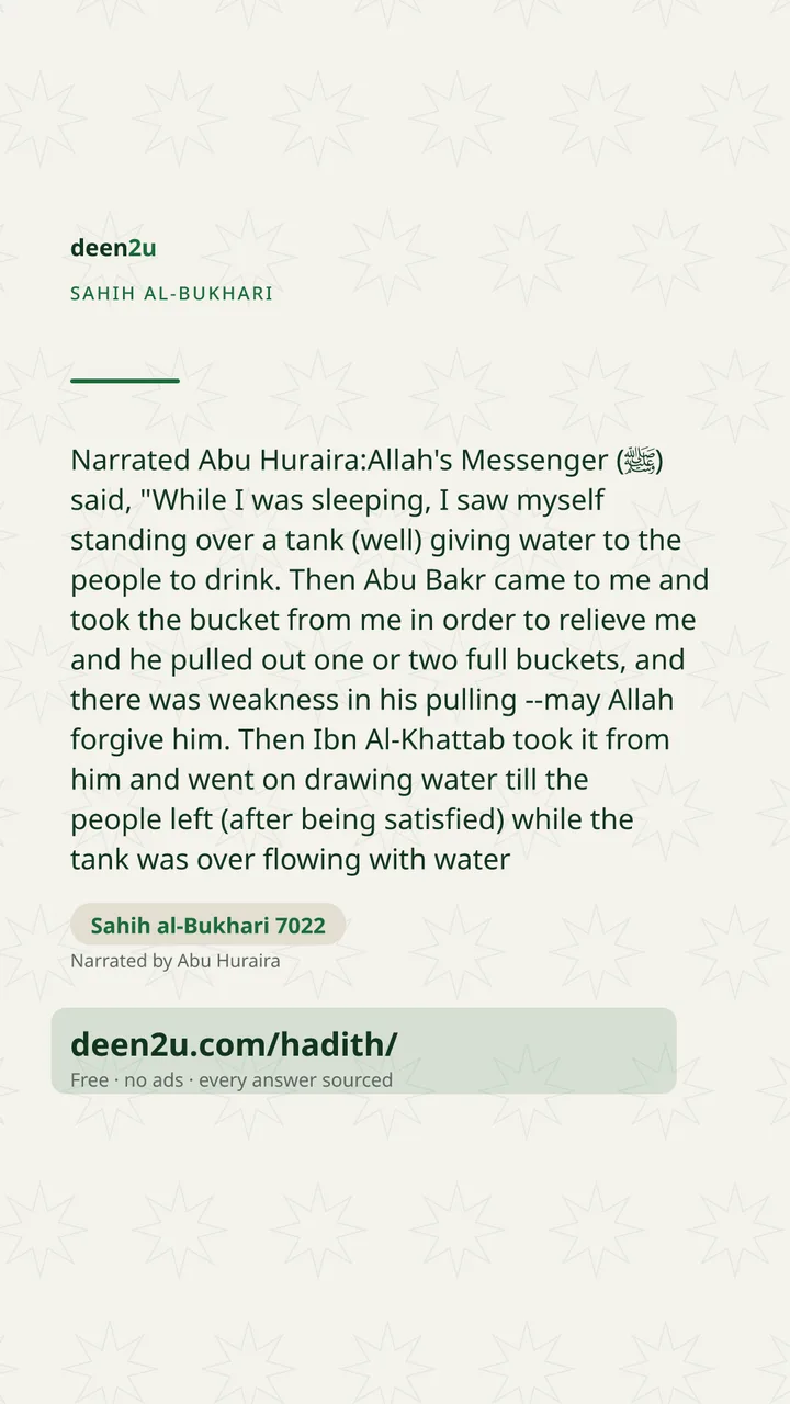 Sahih al-Bukhari 7022