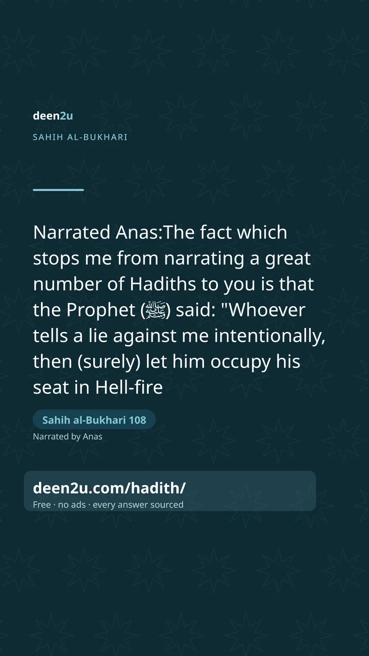 Sahih al-Bukhari 108