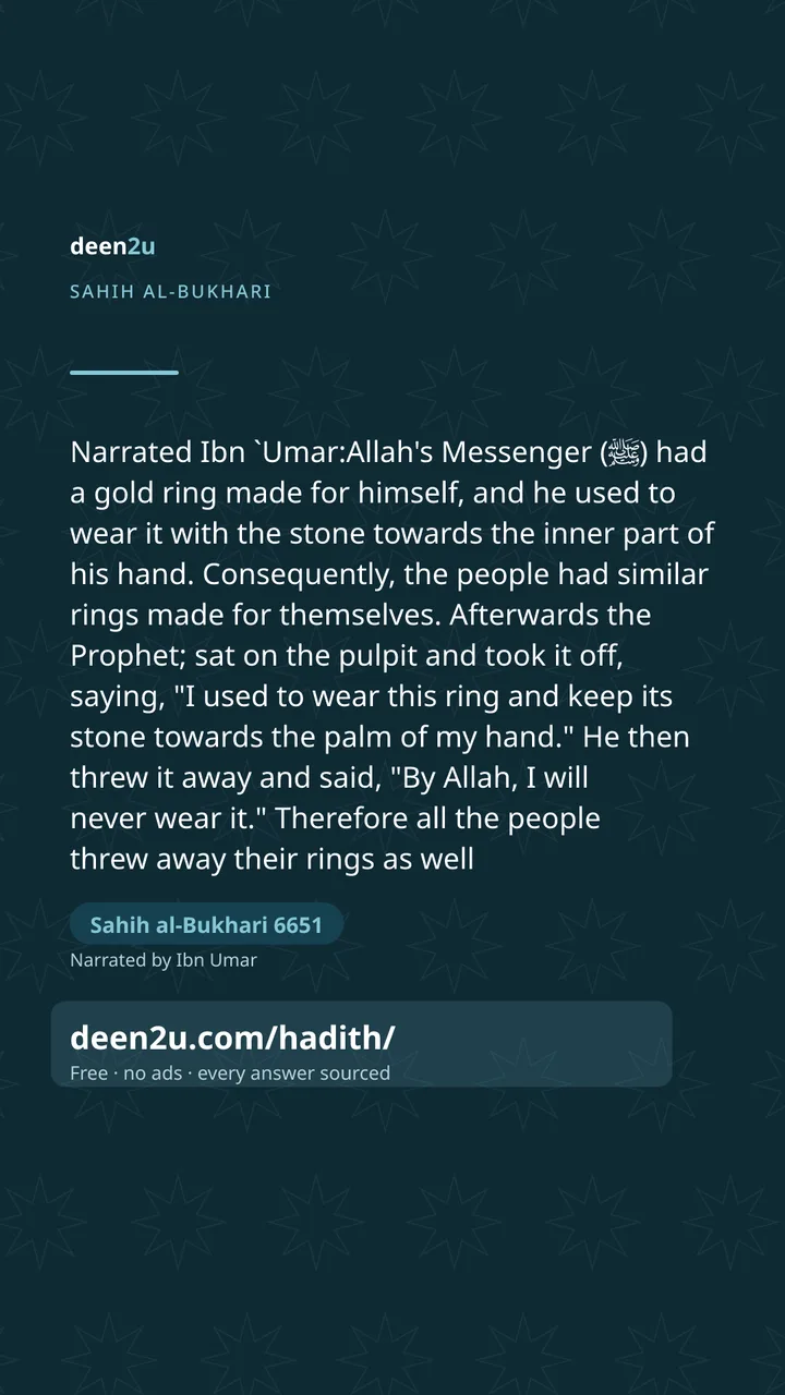 Sahih al-Bukhari 6651