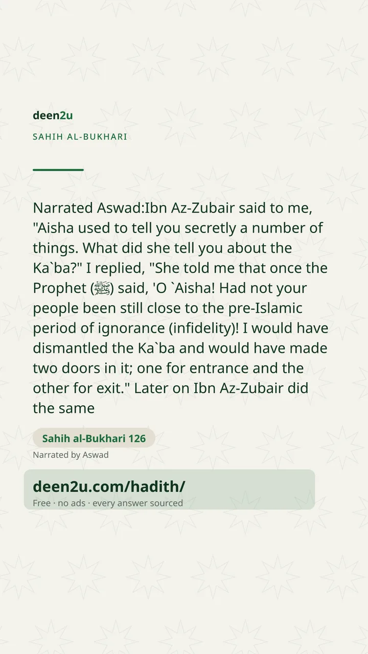 Sahih al-Bukhari 126