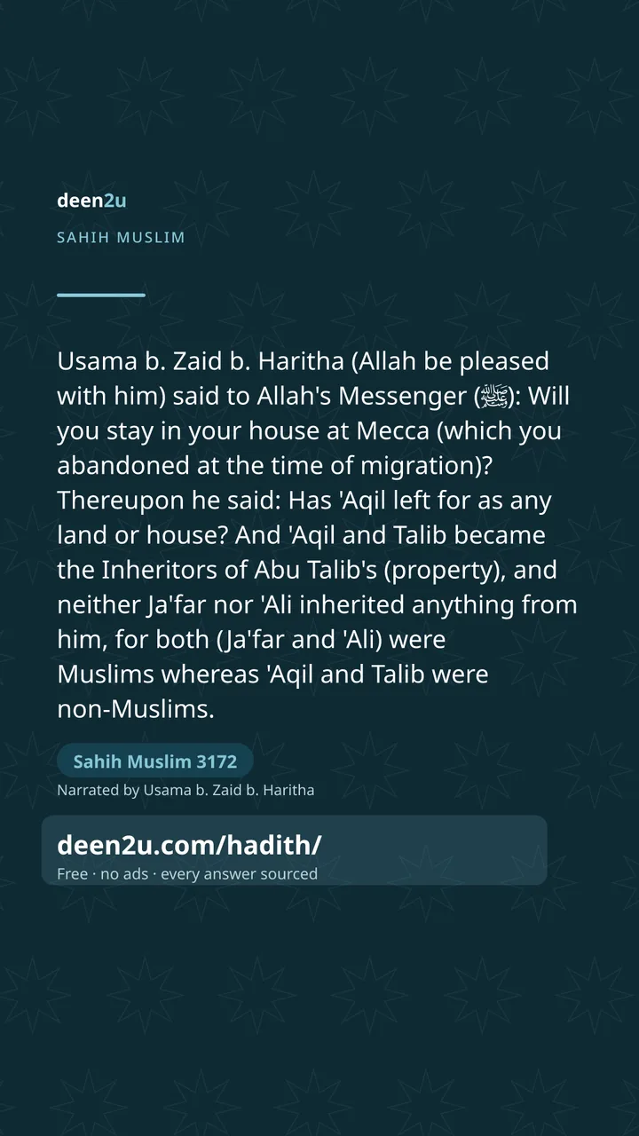 Sahih Muslim 3172