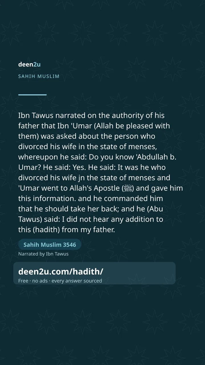 Sahih Muslim 3546