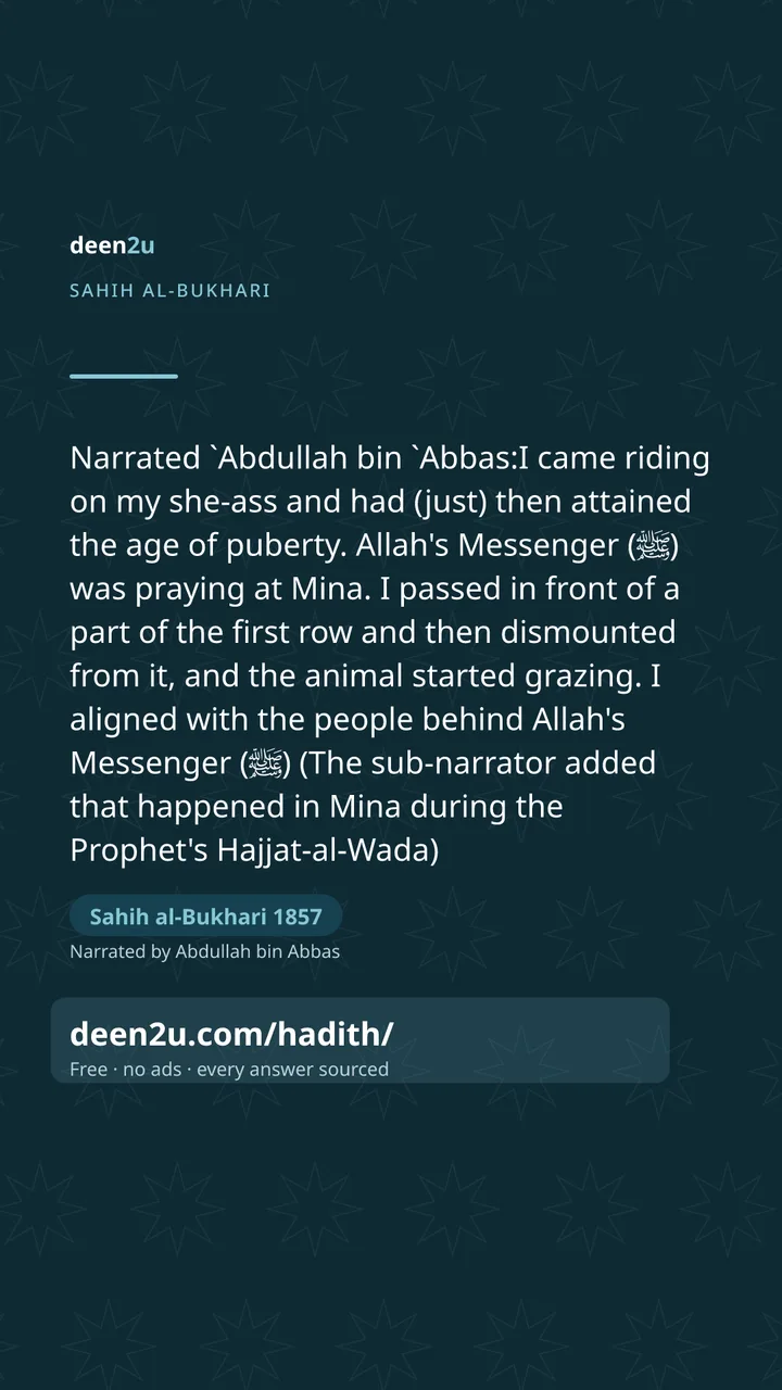 Sahih al-Bukhari 1857