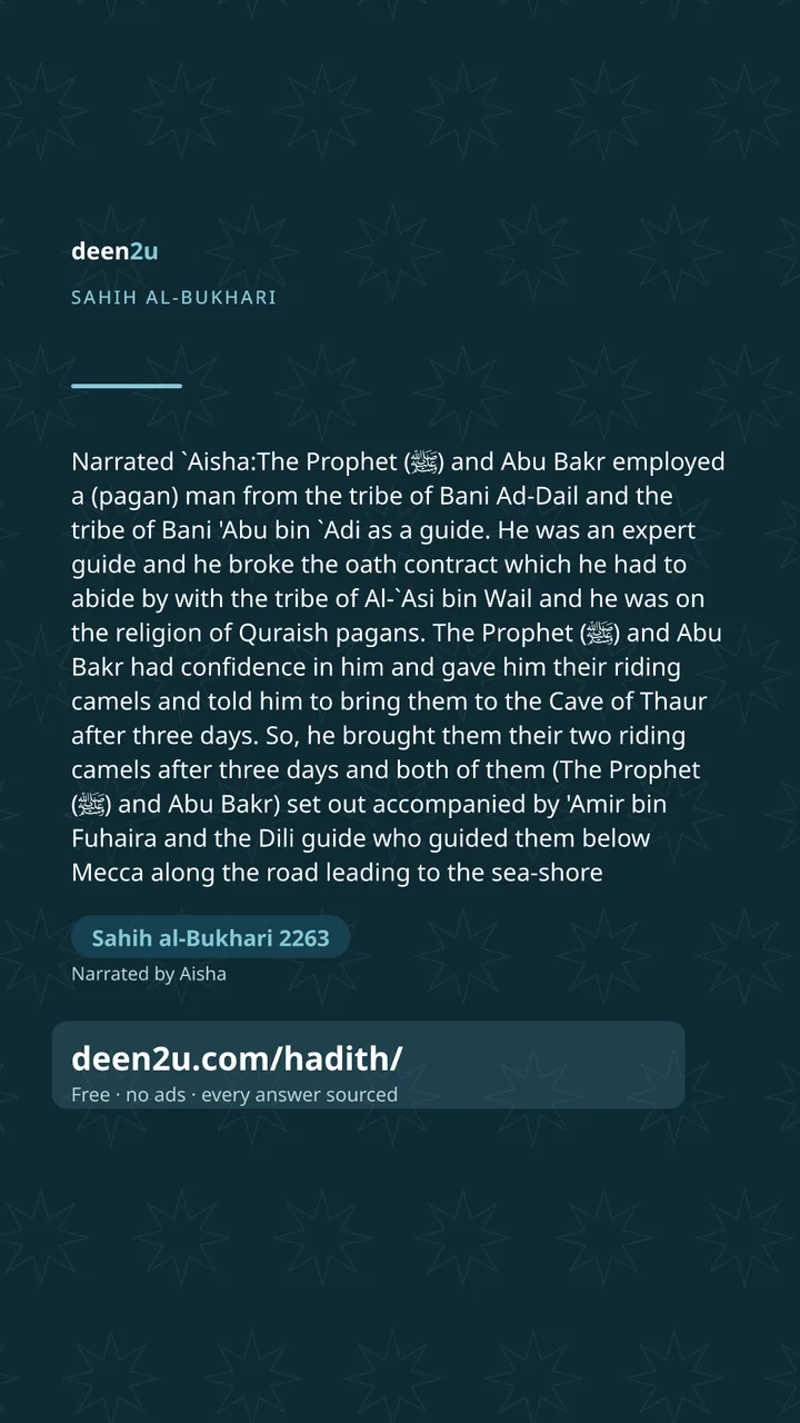 Sahih al-Bukhari 2263