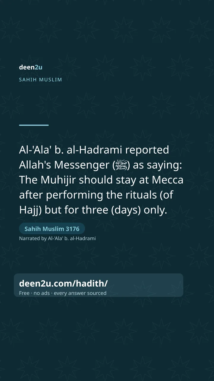 Sahih Muslim 3176