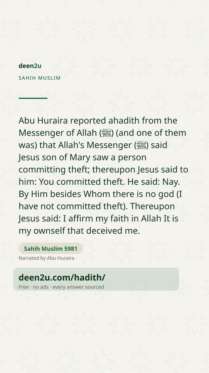 Sahih Muslim 5981
