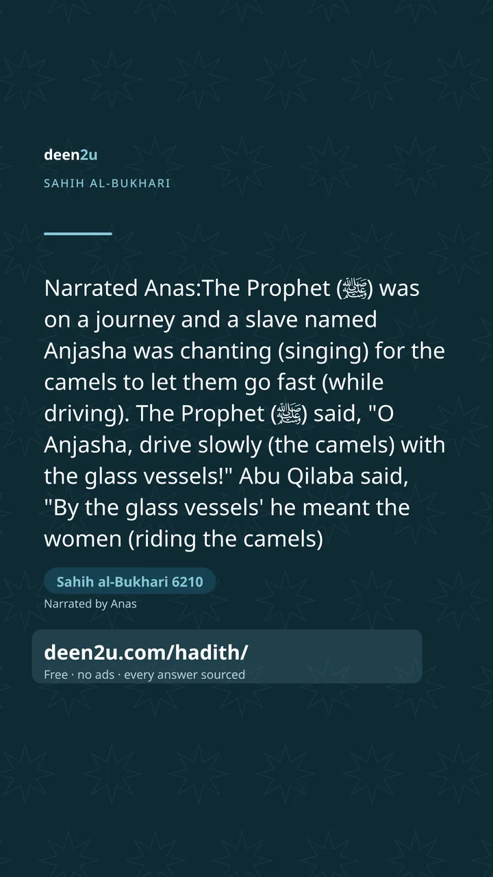 Sahih al-Bukhari 6210