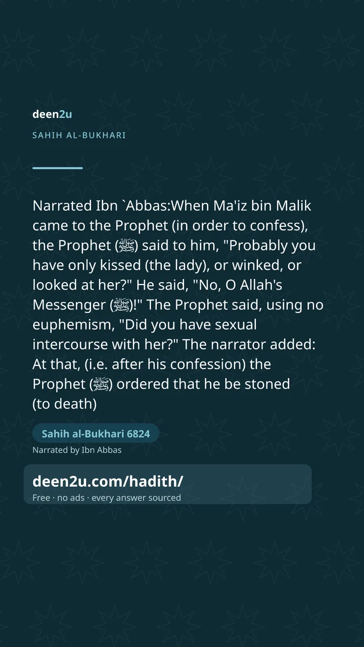 Sahih al-Bukhari 6824