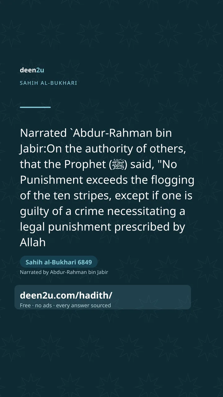 Sahih al-Bukhari 6849