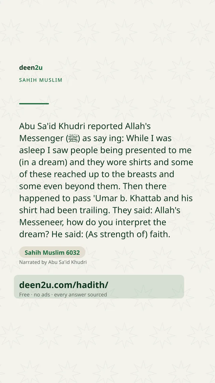Sahih Muslim 6032