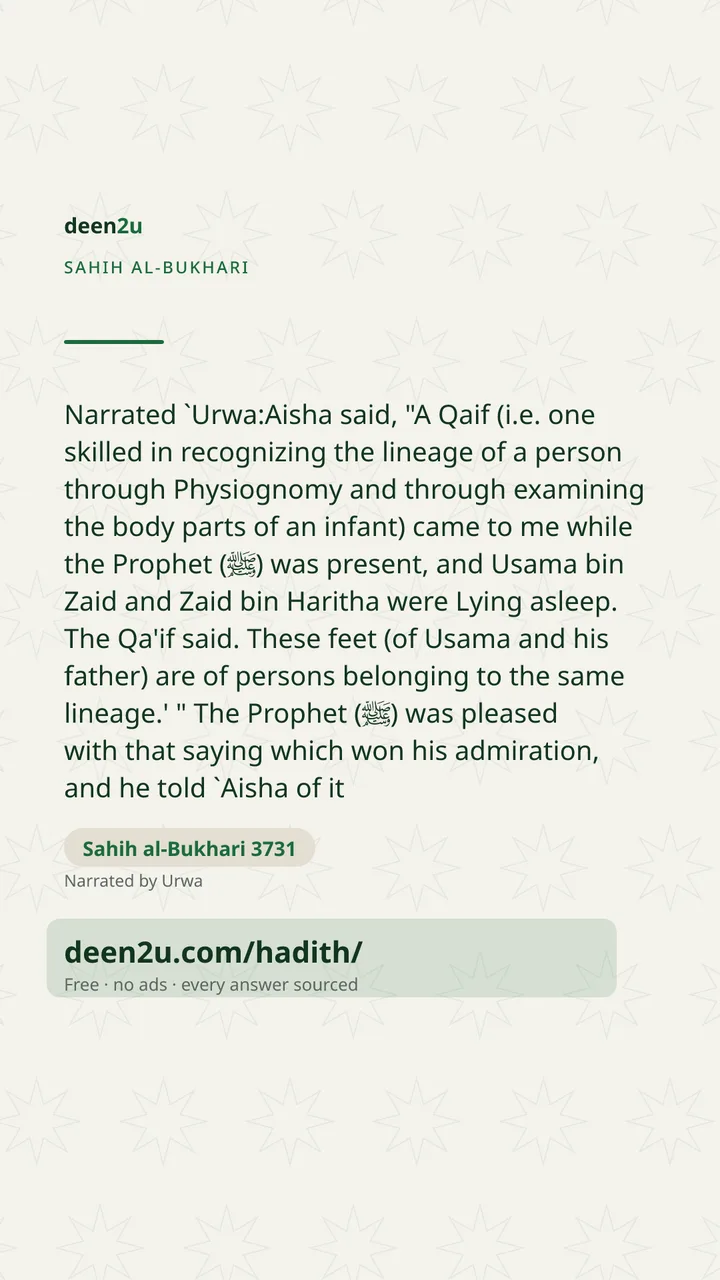 Sahih al-Bukhari 3731