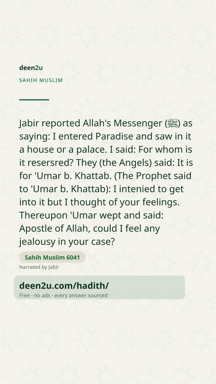 Sahih Muslim 6041
