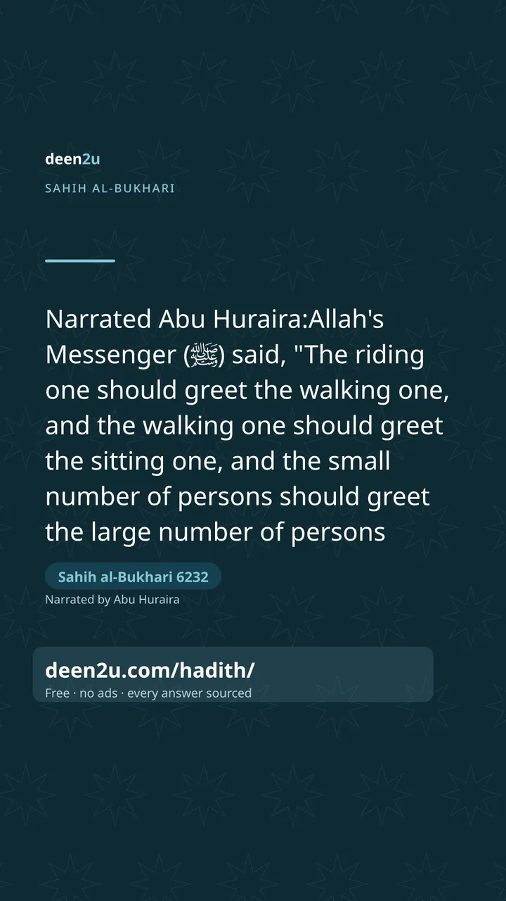 Sahih al-Bukhari 6232