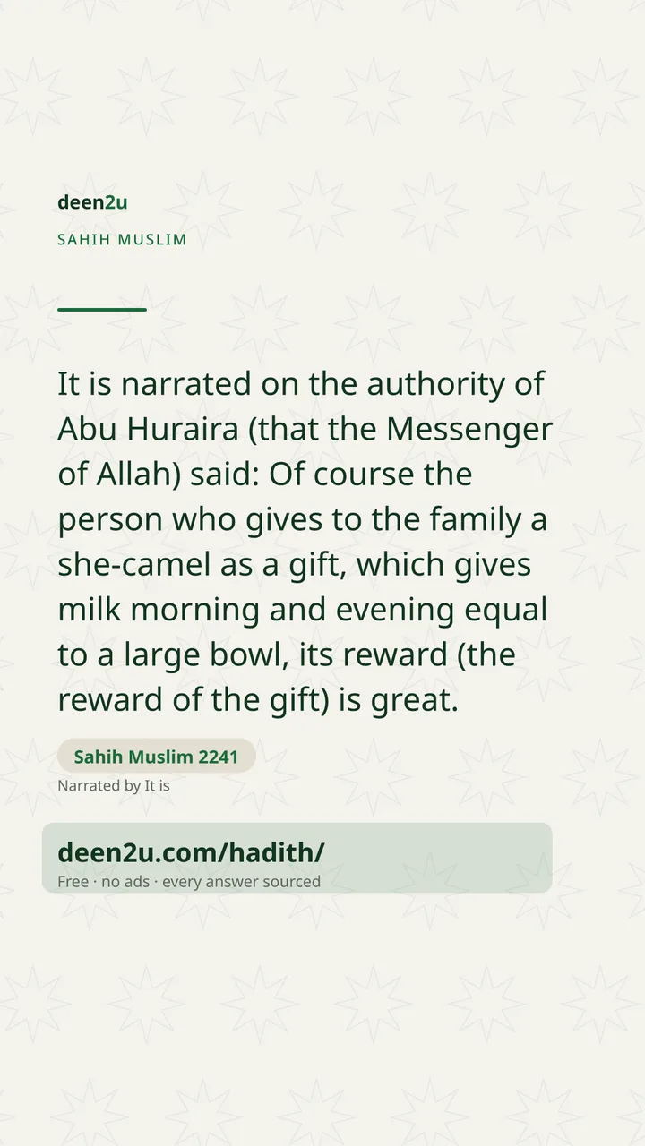 Sahih Muslim 2241